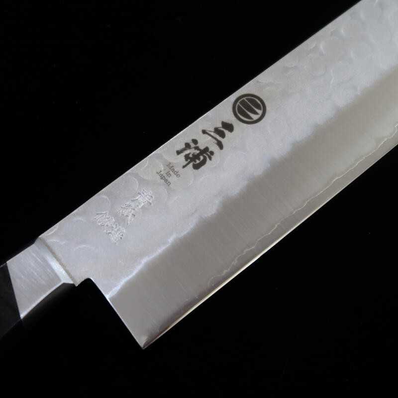 Nakiri MIURA Aogami nº 2 cabo em madeira preta (165mm)