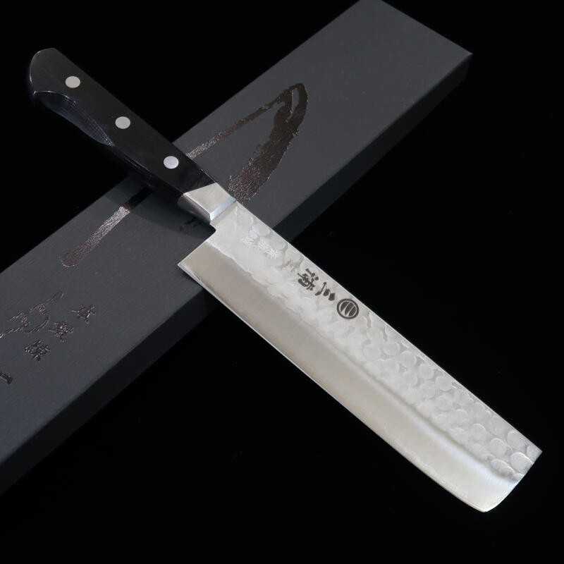 Nakiri MIURA Aogami nº 2 cabo em madeira preta (165mm)