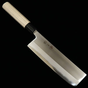 三浦 MIURA 白紙一号 割り込み 菜切 (165mm)