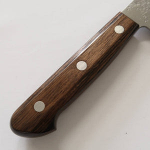 Miura MIURA, Nakiri Gin-san n°3, finition Nashiji, manche en bois composite brun (165 mm)