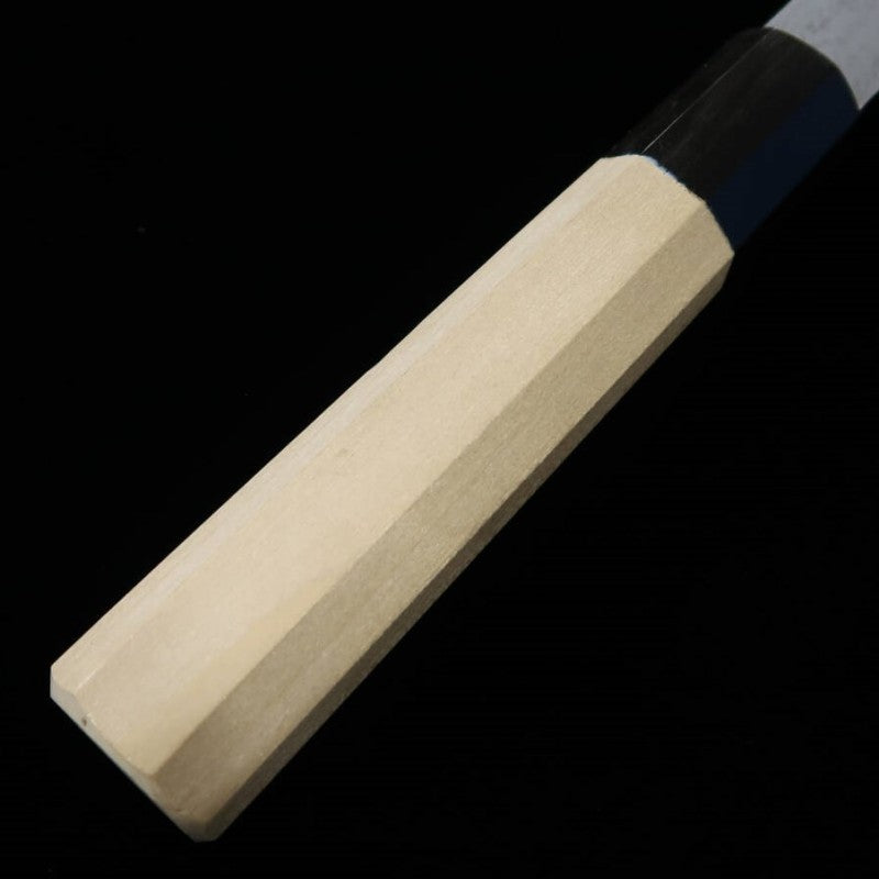Sakai Kikumori SAKAI KIKUMORI Kikugetsu Uzu Nakiri Acier bleu n°1 Damas Manche octogonal en magnolia (180mm)