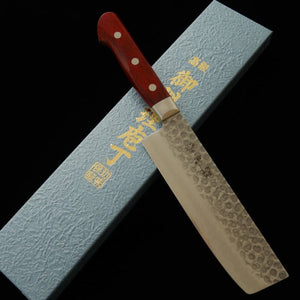酔心 SUISIN VG-10 ダマスカス ワインハンドル 菜切 (165mm)