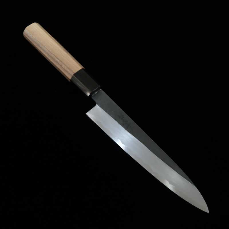 景清KAGEKIYO ペティ 黒打 青紙二号 ウォルナット八角柄（150mm）