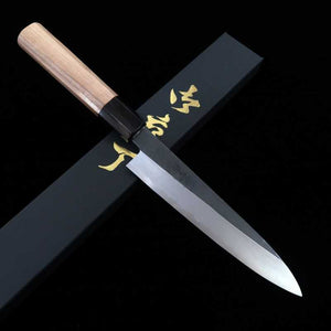 Kagekiyo Petty, finition noire, Acier Bleu #2, manche octogonal noyer (150 mm)