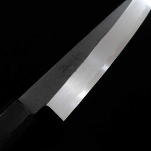 Kagekiyo Petty, finition noire, Acier Bleu #2, manche octogonal noyer (150 mm)
