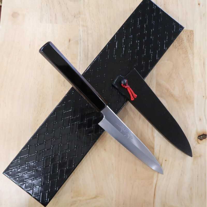 Kagekiyo Ginpaku No.3 Urushi noir brillant Petit couteau (150-210 mm)