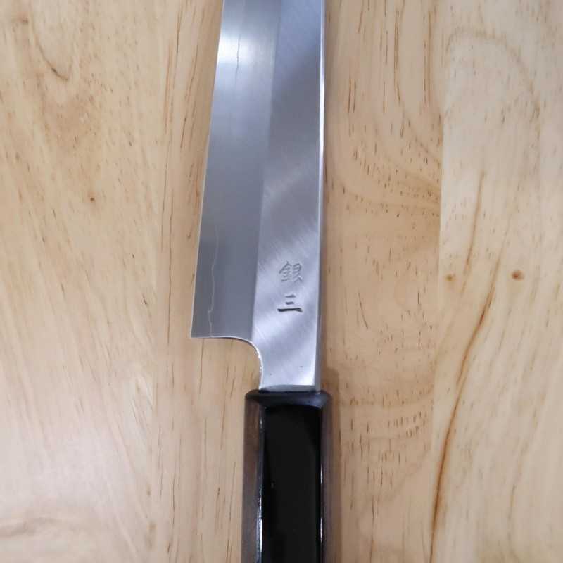Kagekiyo Ginpaku No.3 Urushi noir brillant Petit couteau (150-210 mm)