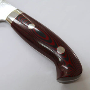 Yuta Katayama « Akatsuki », SG2 damas, couteau d’office, manche en micarta (130 mm).