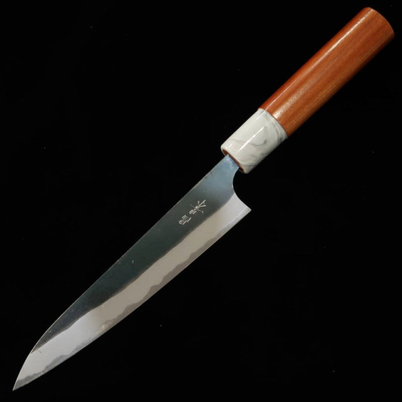 昌景MASAKAGE 水 ペティ 青紙二号 黒打ち アメリカンチェリー柄  (150mm)