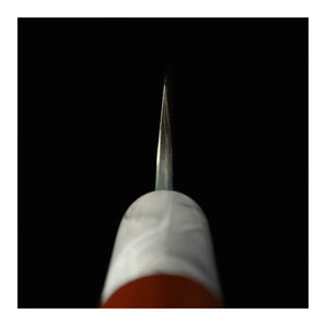 昌景MASAKAGE 水 ペティ 青紙二号 黒打ち アメリカンチェリー柄  (150mm)