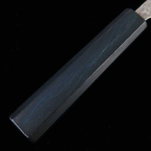 Petty MIURA Shirogami No. 1 com cabo octogonal azul (135mm)
