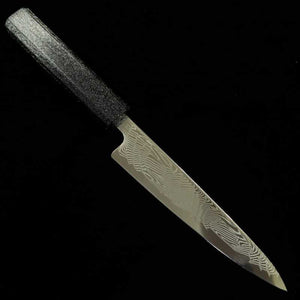 MIURA – Uzunami, petty en SLD inox, manche octogonal en chêne laqué (135 mm)