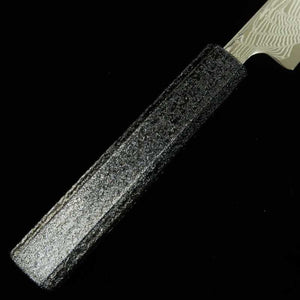 MIURA – Uzunami, petty en SLD inox, manche octogonal en chêne laqué (135 mm)