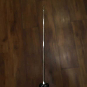 MIURA – Uzunami, petty en SLD inox, manche octogonal en chêne laqué (135 mm)