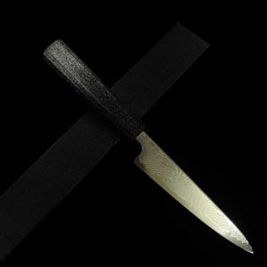 MIURA – Uzunami, petty en SLD inox, manche octogonal en chêne laqué (135 mm)