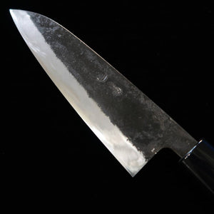 MIWA Petty acier bleu #1, finition kuro-uchi, manche en orme (140mm)