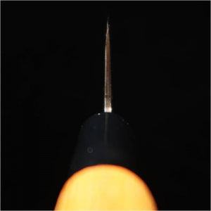 MIWA Petty acier bleu #1, finition kuro-uchi, manche en orme (140mm)