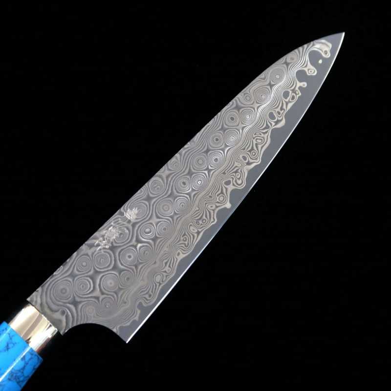 Petty NIGARA SG2 damasco padrão escuro Cabo personalizado (150mm)