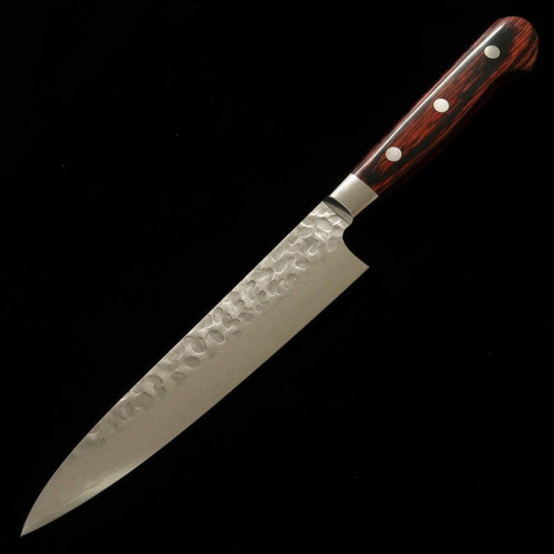 SAKAI TAKAYUKI Cuchillo petty VG10 Damasco de 33 capas martillado Mango de caoba (120/150 mm)