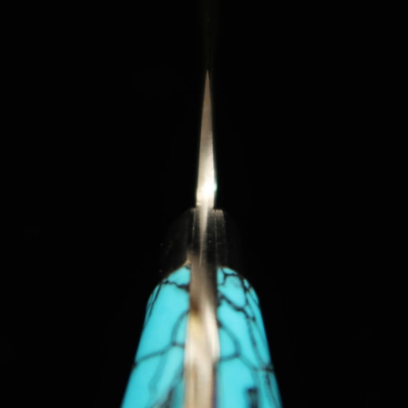 Petty SAJI TAKESHI R2 Diamond Finish Blue Turquoise (130cm/150mm)