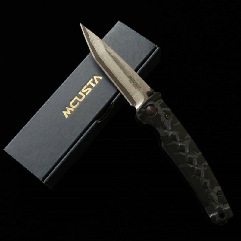 Canivete MCUSTA VG-10 edição limitada Infinity 004 Damasco (85mm)