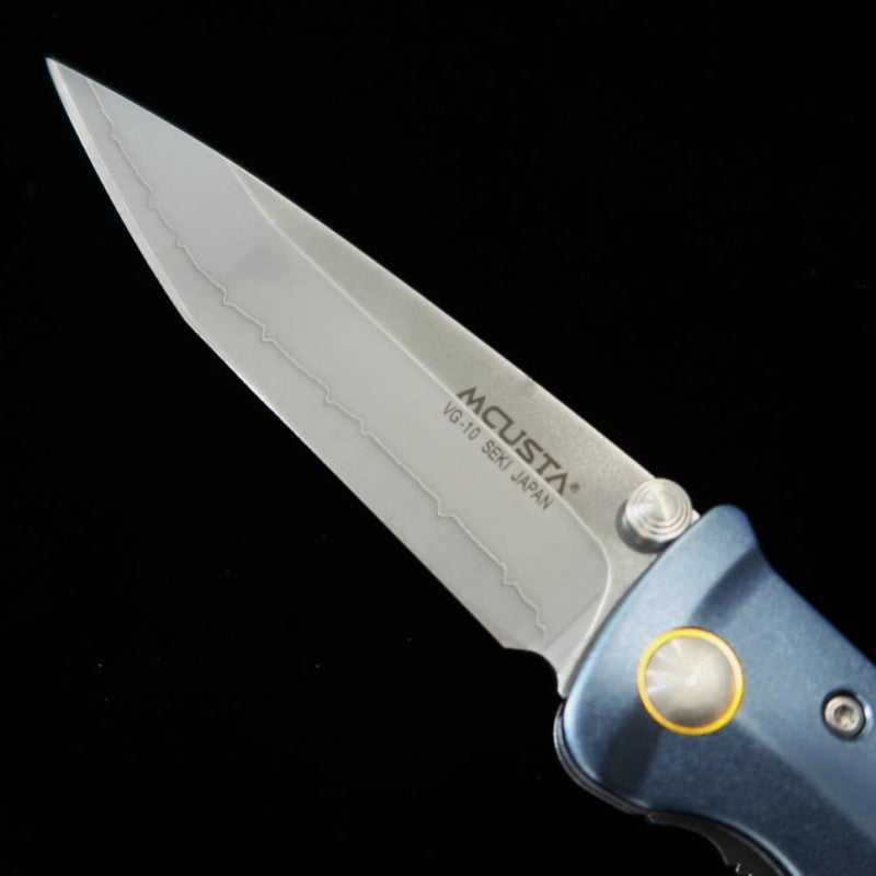 Canivete MCUSTA Katana Inox VG-10 Azul/Laranja (85mm)