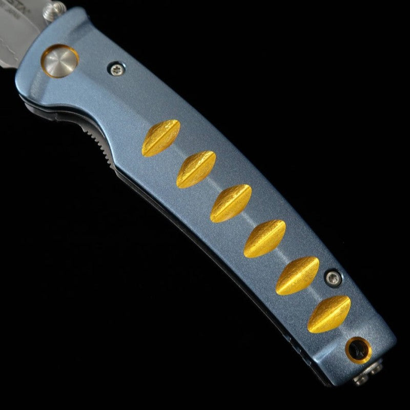 Canivete MCUSTA Katana Inox VG-10 Azul/Laranja (85mm)