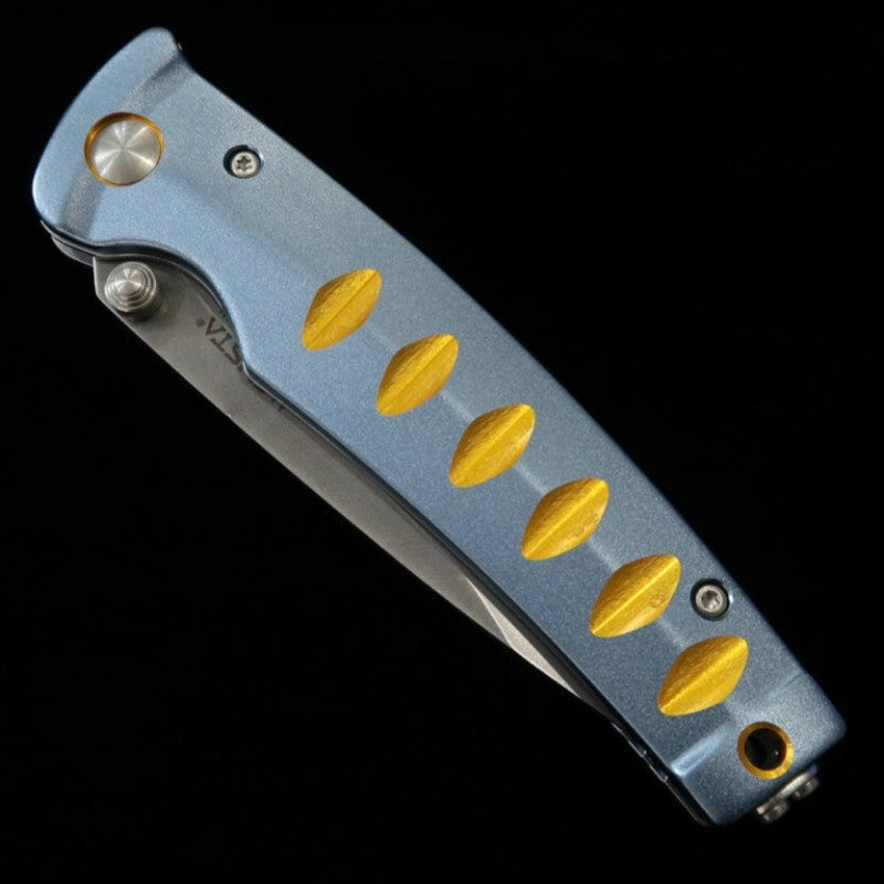 Canivete MCUSTA Katana Inox VG-10 Azul/Laranja (85mm)
