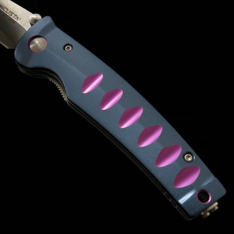 MCUSTA - Série Katana - MC-0043C - VG-10 - Bleu foncé/Violet (85 mm)