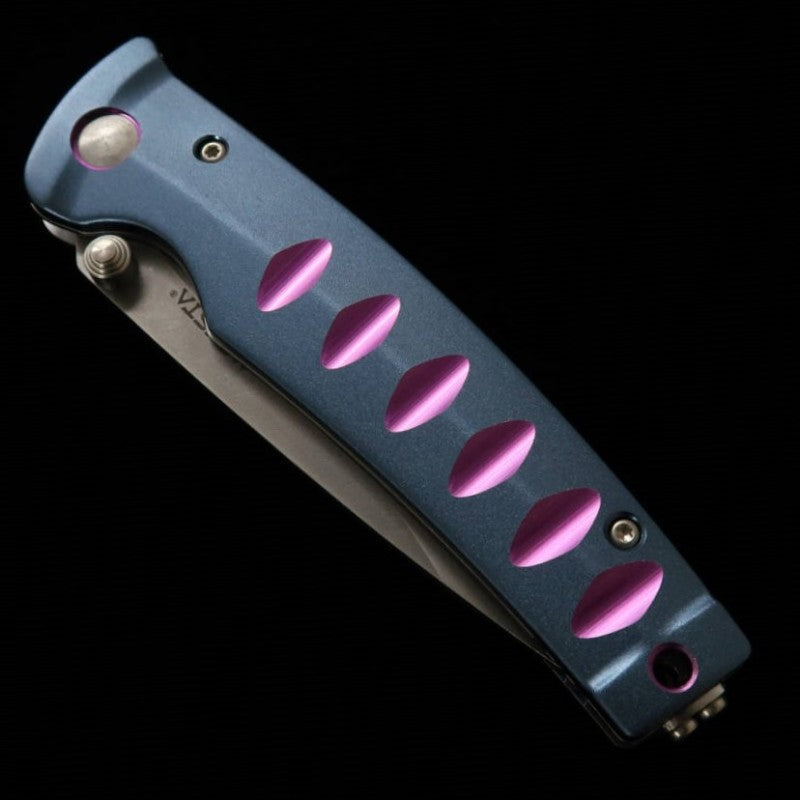 MCUSTA - Série Katana - MC-0043C - VG-10 - Bleu foncé/Violet (85 mm)