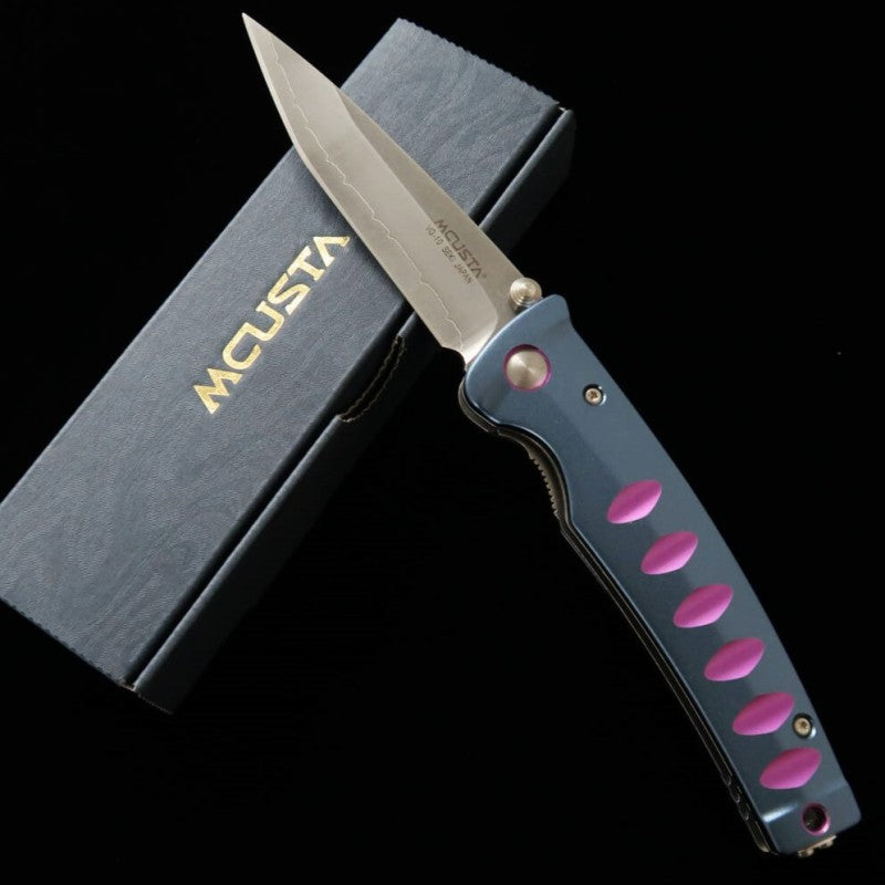 MCUSTA - Série Katana - MC-0043C - VG-10 - Bleu foncé/Violet (85 mm)