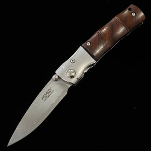Canivete MCUSTA Shinra Mixture Bambu Inox SG2 Cabo em Iron wood (71mm)