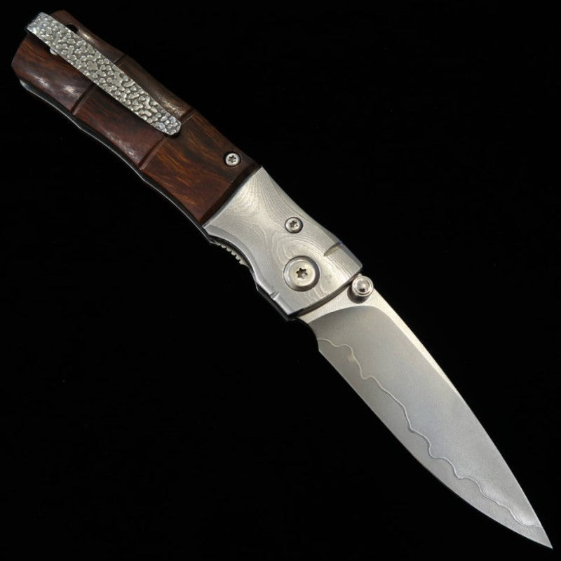 Canivete MCUSTA Shinra Mixture Bambu Inox SG2 Cabo em Iron wood (71mm)