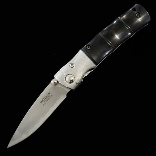MCUSTA Shinra Mixture MC-0146G - Bamboo - SG2 - Black Pakkawood Handle (71mm)