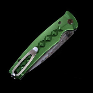 Navaja plegable MCUSTA VG-10 Fusion Series martillado MC-0163D verde (85mm)