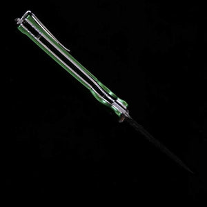 Navaja plegable MCUSTA VG-10 Fusion Series martillado MC-0163D verde (85mm)
