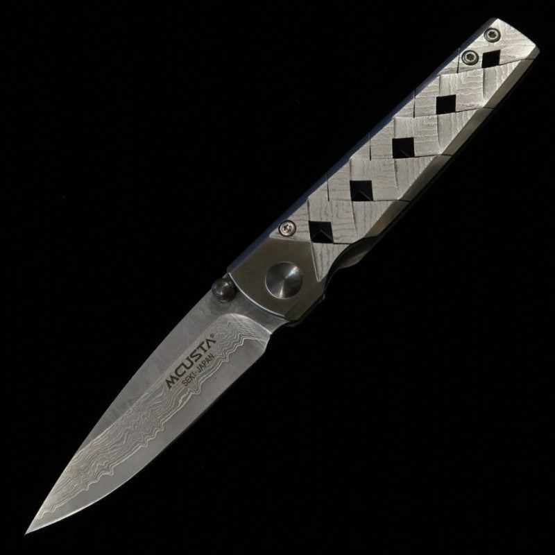 エムカスタ MCUSTA 刀シリーズ VG10 33層ダマスカス シルバー MC-0037D  (71mm)