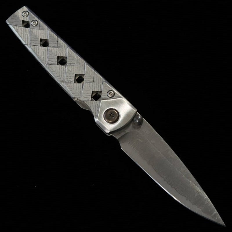 MCUSTA Série Katana VG10 Damasco 33 Camadas Prata MC-0037D (71mm)