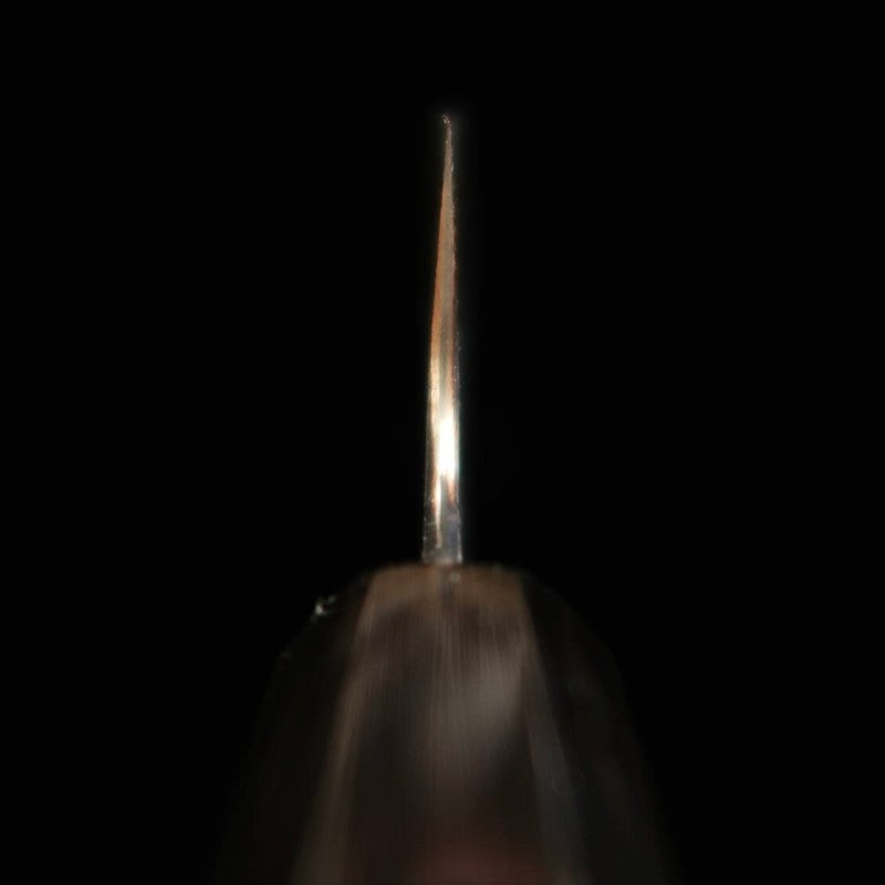 初心 HATSUKOKORO ヨロコビ 先丸筋引 SLD 黒打ちダマスカス 黒檀銀巻柄 (390mm)