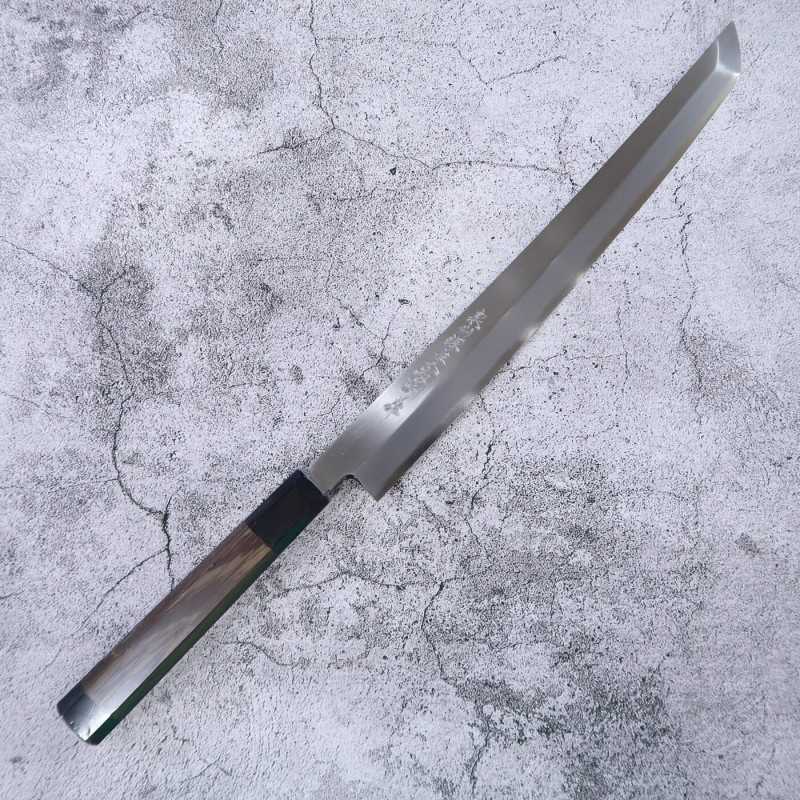 堺孝行 SAKAI TAKAYUKI 斬月 銀紙三号 先丸蛸引 ウェンジ八角柄 (300mm)