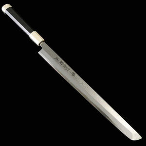 Sakimaru Takohiki SUISIN by Kenji Togashi Hakutan-ryu Shirogami No. 1 with lacquered sheath Ebony handle (300/330mm)