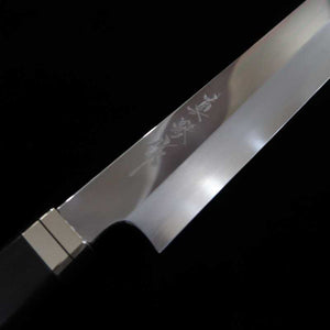 TADOKORO HAMONO, Makoto, Sakimaru Takobiki, Gin-san n°3, finition miroir, manche en ébène (300 mm)