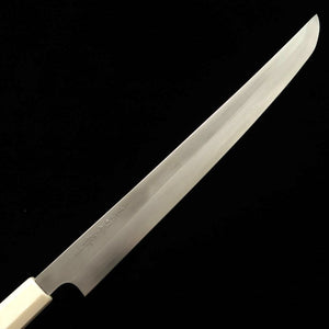 Tadokoro Hamono TADOKORO HAMONO Makoto-saku acabado espejo, Gingami nº3, tako-hiki punta redondeada, mango de verda (300 mm)