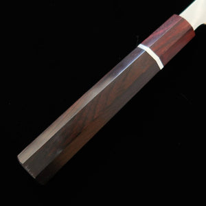田所刃物 TADOKORO HAMONO 真琴作 鏡面 銀紙三号 先丸蛸引 黒檀柄赤口輪 (300mm)