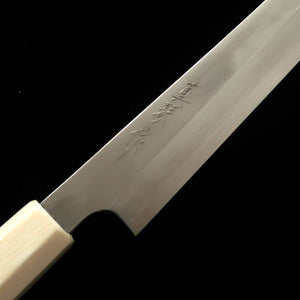 Tadokoro Hamono TADOKORO HAMONO Makoto-saku acabado espejo, Gingami nº3, tako-hiki punta redondeada, mango de verda (300 mm)