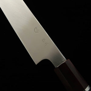 田所刃物 TADOKORO HAMONO 真琴作 鏡面 銀紙三号 先丸蛸引 黒檀柄赤口輪 (300mm)