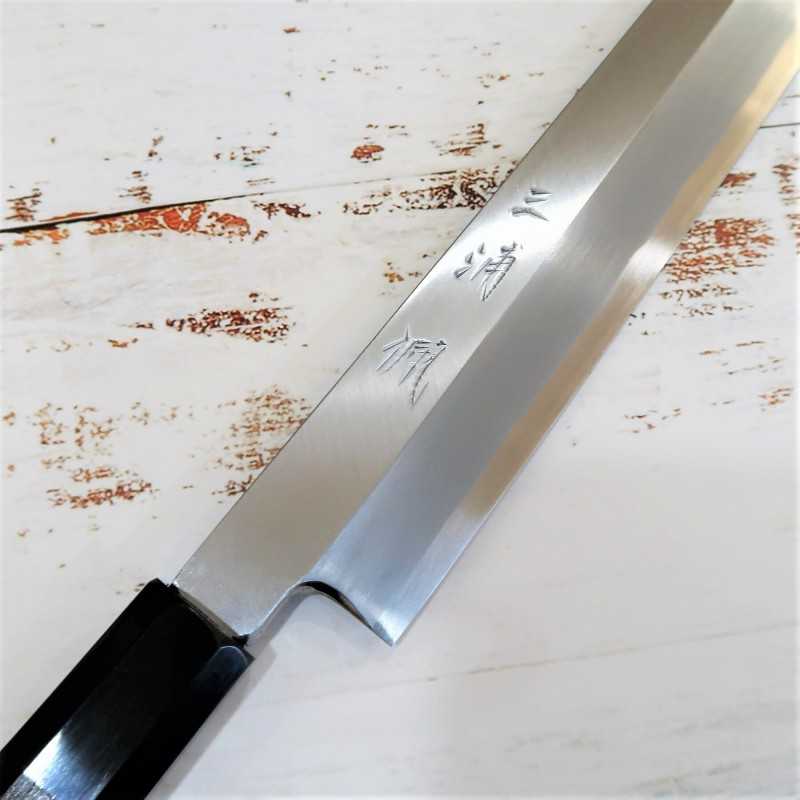 三浦佩MIURA Obidama 先丸柳刃 白紙二号 黒檀八角柄 （270/300mm）