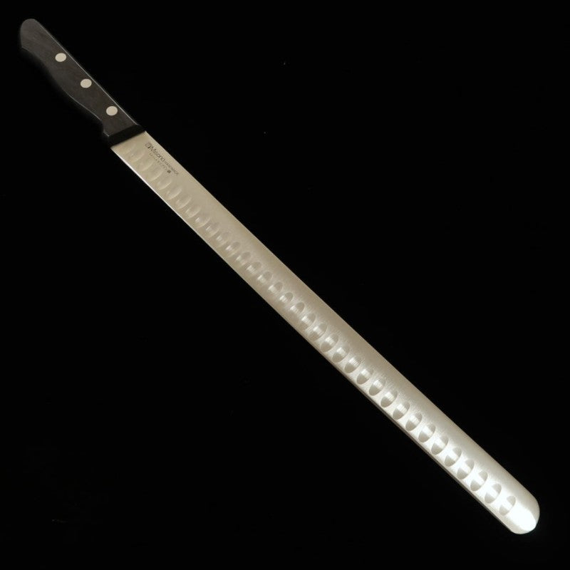 MISONO Cuchillo para salmón sin virola Molibdeno (360 mm)