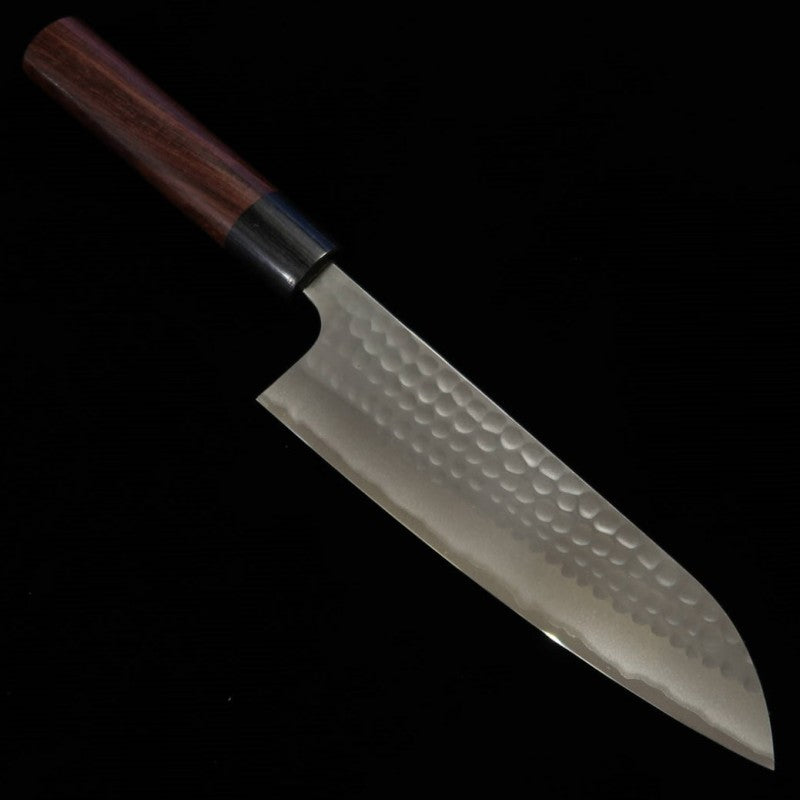 安立ANRYU 三徳 青紙二号 ステン割込 鎚目 ウェンジ八角柄 （170mm）