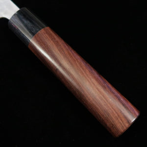 ANRYU, Santoku, Blue Steel No.2 Stainless Clad, Hammered Finish with Wenge Octagonal Handle (170mm)